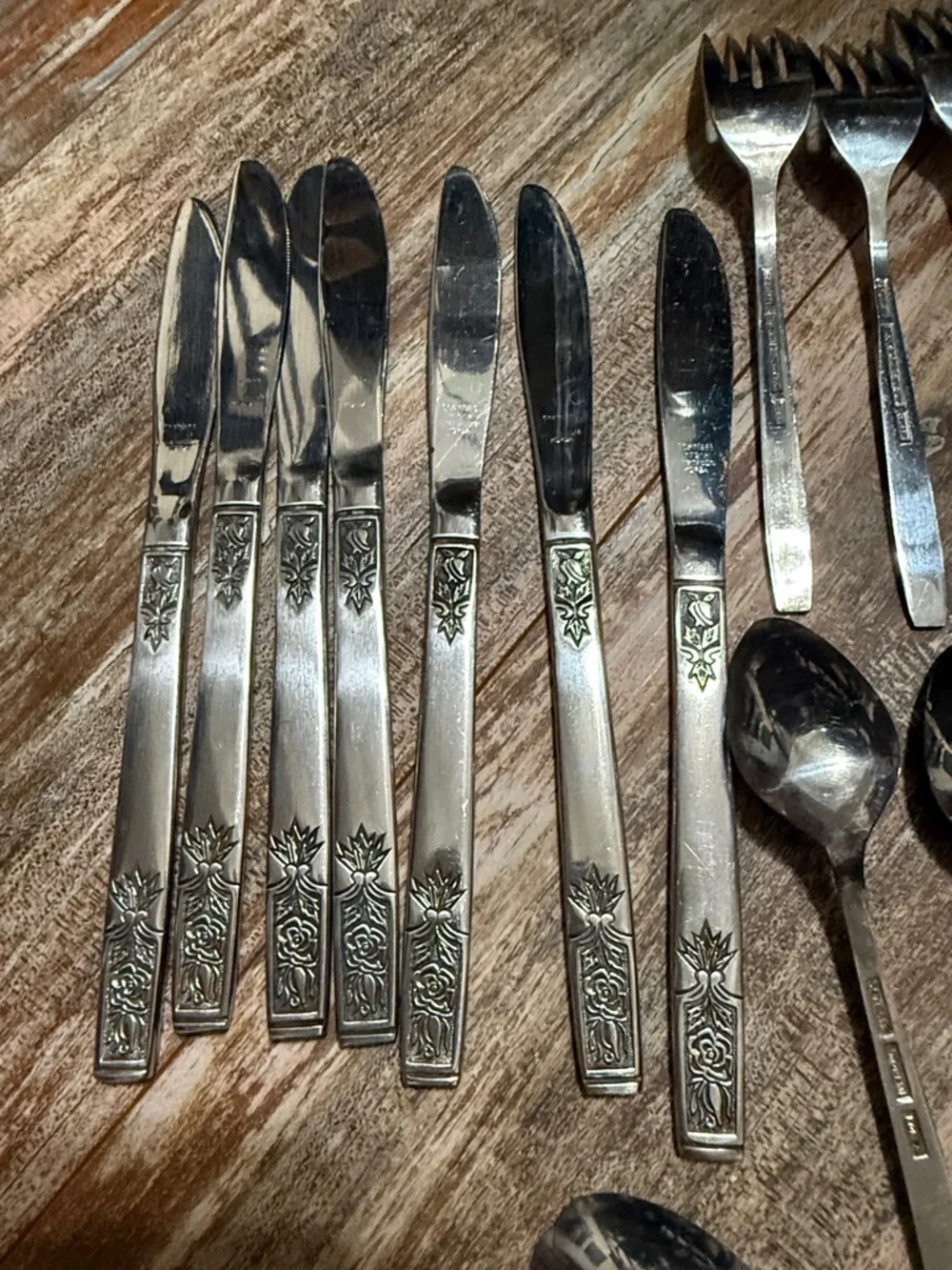 Imperial International  Stainless Steel young Rose Flatware